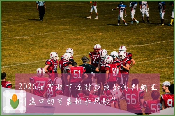 2026世界杯下注时应该如何判断亚洲盘口的可靠性和风险？