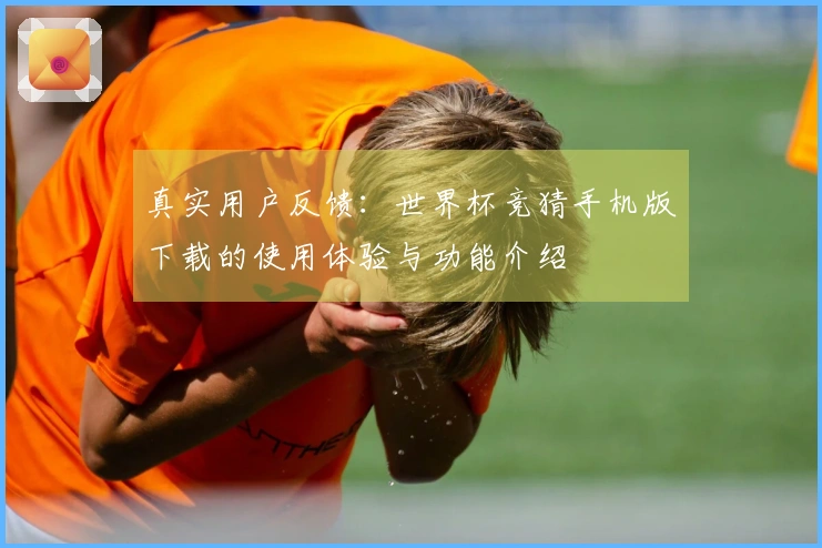 真实用户反馈：世界杯竞猜手机版下载的使用体验与功能介绍